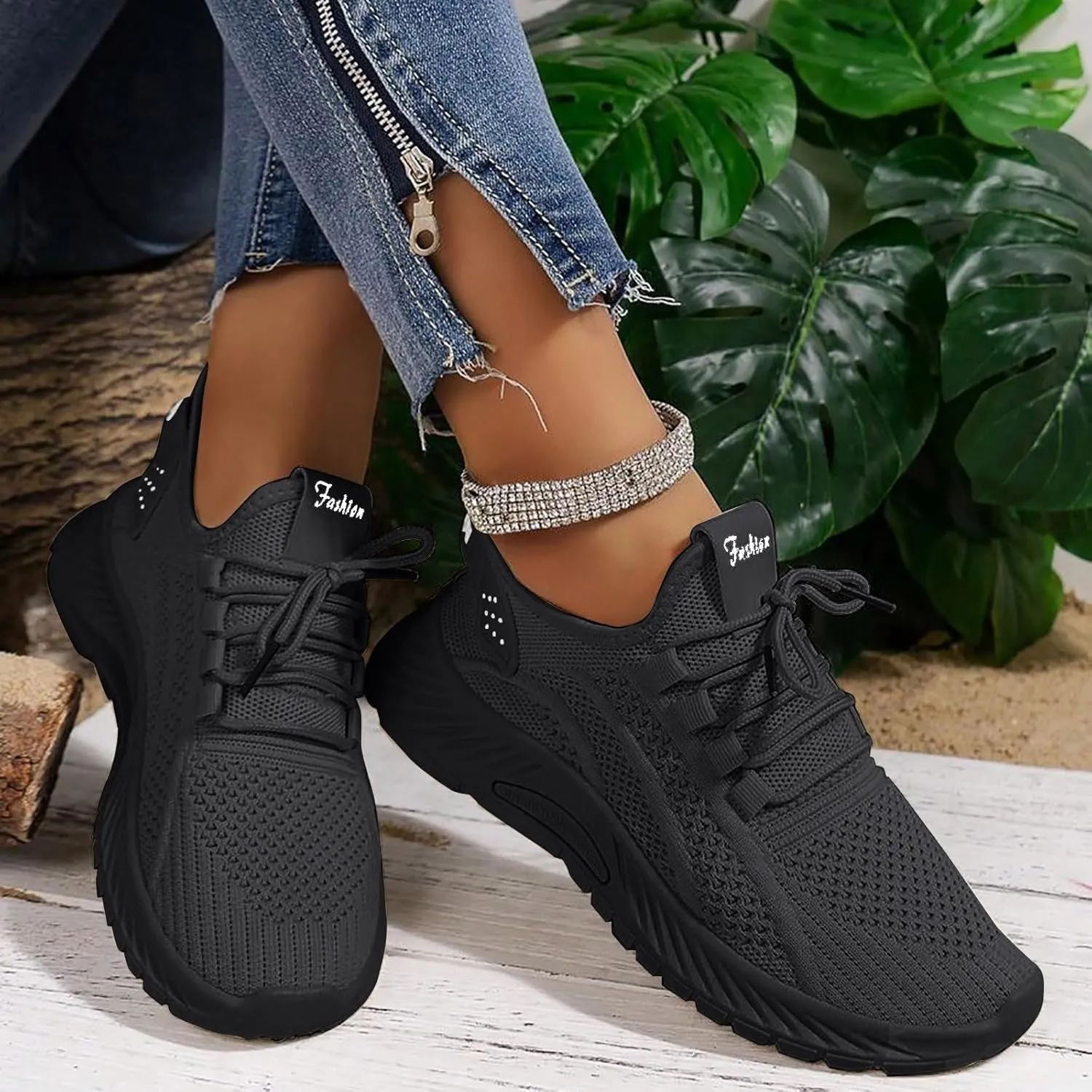 Womens Running Shoes Womens Fashion Walking Shoes Lightweight Breathable Tennis Shoes Non Slip Athletic Workout Sneakers