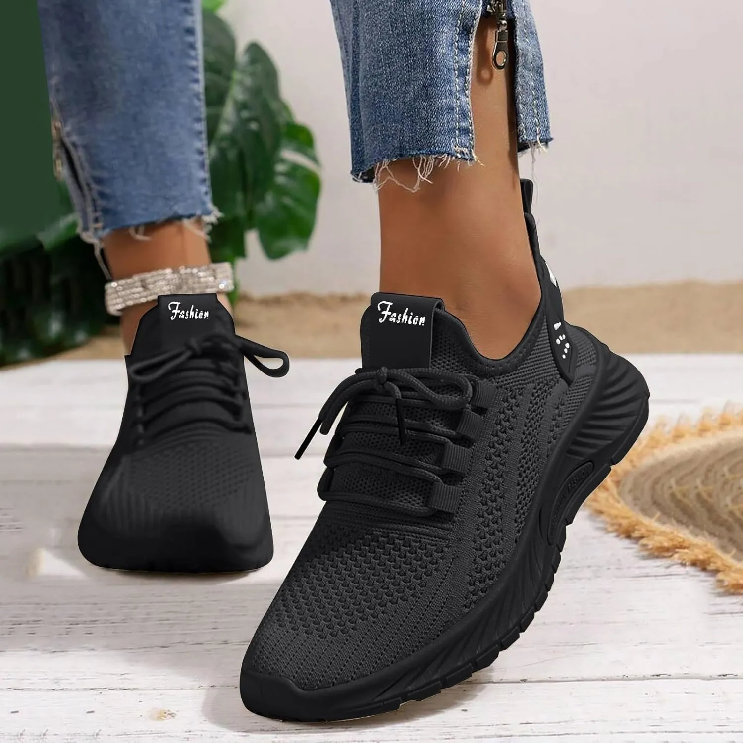 Womens Running Shoes Womens Fashion Walking Shoes Lightweight Breathable Tennis Shoes Non Slip Athletic Workout Sneakers