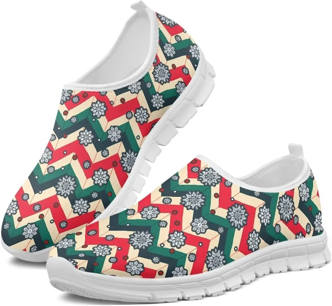 Women's Walking Travel Shoes Slip On Microfiber Casual Loafers Lightweight Comfort Fashion SneakerWhite Sole