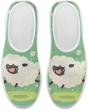 Women's Walking Travel Shoes Slip On Microfiber Casual Loafers Lightweight Comfort Fashion SneakerWhite Sole