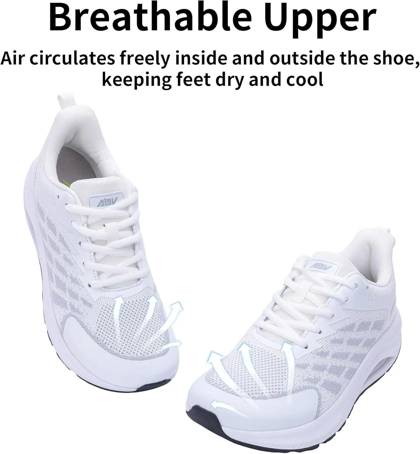 Womens Wide Toe Box Shoes with Arch Support Walking Shoes for Plantar Fasciitis Sneakers Orthotic Air Tennis Sneakers